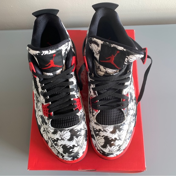Air Jordan 4 Retro "Singles Day/Tattoo" sneakers NEW size 14 mens shoes - Picture 7 of 8
